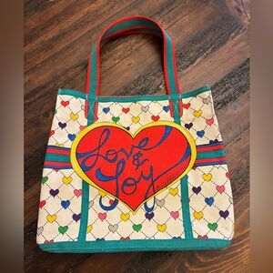 Brighton Christmas Heart Tote Bag